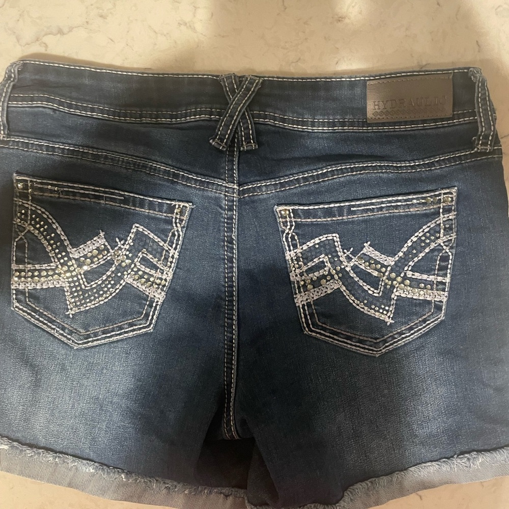 Hydraulic Blue Denim Shorts